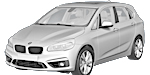BMW F45 U0472 Fault Code
